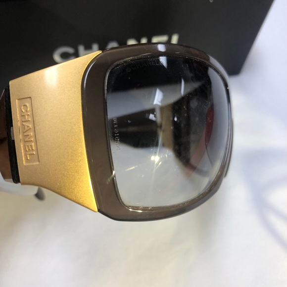 SOLD ❤️CHANEL Brown Wrap Sunglasses - Picture 6 of 6